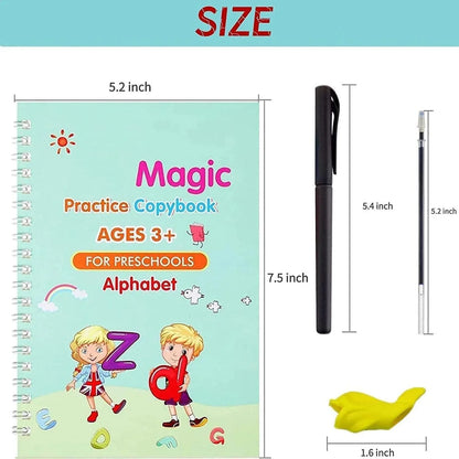 Sank Magic Practice Copybook (4 Book + 10 Refill)